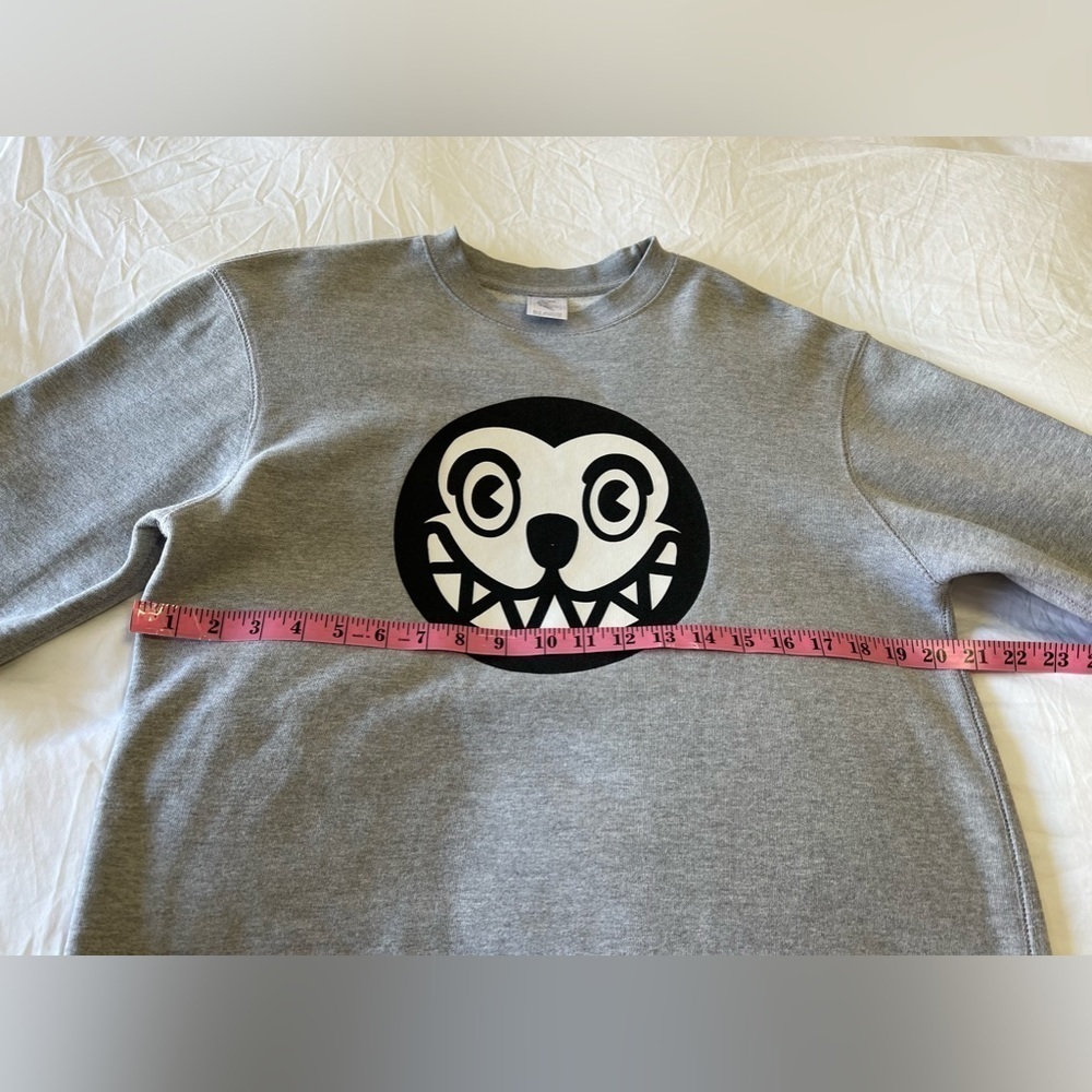 Billionaire Boys Club Icecream Sweatshirt SZ Medium | Gray Dog Face | Vintage - Picture 6 of 10